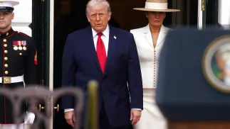 Donald Trump i Melania Trump, fot. PAP/WILL OLIVER