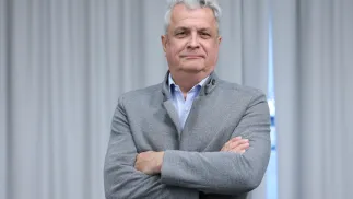 Wiceprezes PKOl Adam Konopka Fot. PAP/Rafał Guz