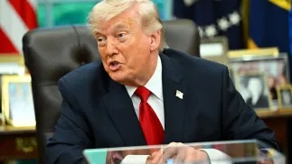 Дональд Трамп. Fot. PAP/EPA/Graeme Sloan / POOL