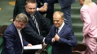 Premier Donald Tusk Fot. PAP/Albert Zawada