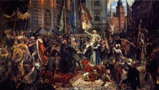 Ян Матейко, "Конституция 3 Maя 1791 года" /Zamek Królewski w Warszawie 