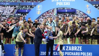 Piłkarze Górnika Zabrze zdobyli Puchar Polski. Fot. PAP/Leszek Szymański