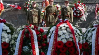 Święto Narodowe Trzeciego Maja. Obchody zorganizowane przez ambasadę RP na Litwie. Fot. PAP/Valdemar Doveiko
