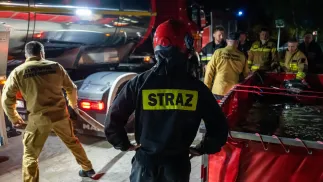 Pożar lasu na Lubelszczyźnie Fot. PAP/Wojtek Jargiło