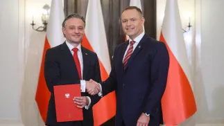 Karol Nawrocki, Bartosz Grodecki. Phot. PAP/Leszek Szymański