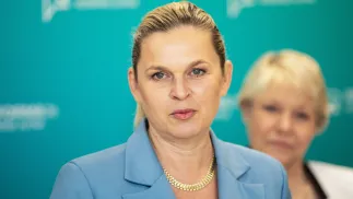 Barbara Nowacka. Fot. PAP/Krzysztof Ćwik