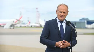 Premier Donald Tusk Fot. PAP/Marcin Obara