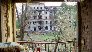 Наслідки російського удару по Дніпрі. Фото: Дніпровська обласна військова адміністрація