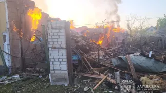 Наслідки російського обстрілу Харківщини. Фото: Харківська ОВА. 