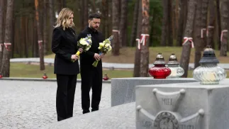 Олена і Володимир Зеленські. Фото з сайту Офісу президента України, president.gov.ua