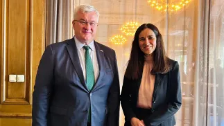 Andrij Sybiha i Anita Orban, fot. X/@andrii_sybiha