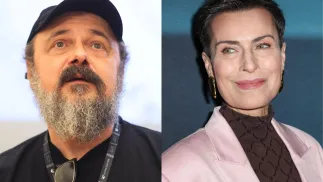 Arkadiusz Jakubik; Danuta Stenka. Fot. PAP/Jarek Praszkiewicz/Albert Zawada