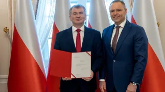 Prezydent Karol Nawrocki powołał sędziego Zbigniewa Kapińskiego na nowego I prezesa Sądu Najwyższego. Fot. X/KPRP