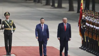 Xi Jinping, Donald Trump. Fot. PAP/EPA/Maxim Shemetov