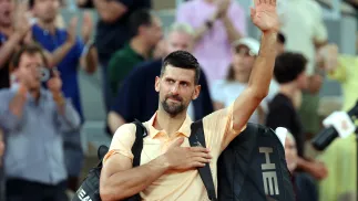 Novak Djoković Fot. PAP/EPA/CHRISTOPHE PETIT TESSON