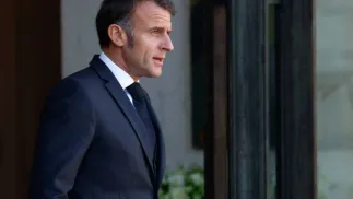 Prezydent Francji Emmanuel Macron. Fot. PAP/EPA/MOHAMMED BADRA