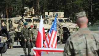 Amerykańscy żołnierze w Polsce, fot. PAP/Marcin Bielecki