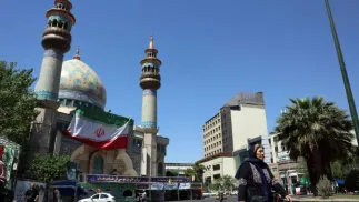 Teheran. Fot. PAP/EPA/ABEDIN TAHERKENAREH