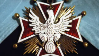 Krzyż Orderu Orła Białego Ignacego Jana Paderewskiego. Fot. PAP/Andrzej Rybczyński