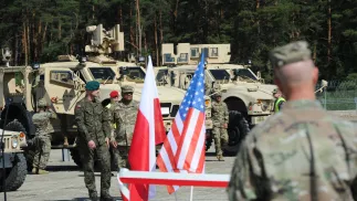 Amerykańscy żołnierze w Polsce, fot. PAP/Marcin Bielecki