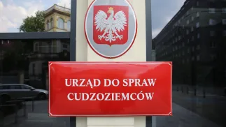 Будівля Управління у справах іноземців. Фотоілюстрація. Fot. PAP/Albert Zawada