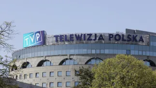 Siedziba TVP przy ul. Woronicza 17 w Warszawie. Fot. PAP/Paweł Supernak