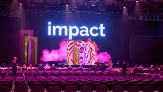 Scena kongresu Impact. Fot. PAP/Jakub Kaczmarczyk