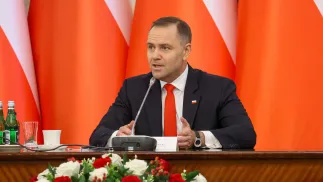 Prezydent Karol Nawrocki. Fot. PAP/	Albert Zawada