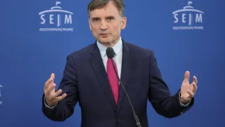 Zbigniew Ziobro. Fot. PAP/Szymon Pulcyn