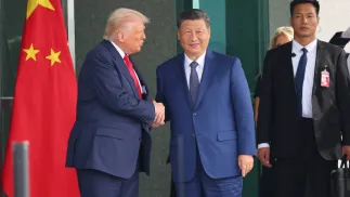 Donald Trump i Xi Jinping, fot. PAP/EPA/YNA/YONHAP