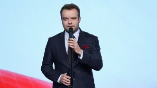Rzecznik PiS Rafał Bochenek. Fot. PAP/	Albert Zawada