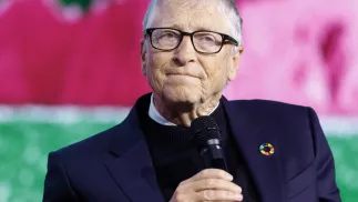 Bill Gates. Fot. EPA/Stefan Jerrevang
