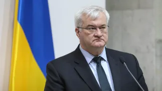 Andrij Sybiha. Fot. PAP/Victor Kovalchuk