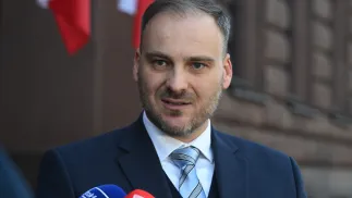 Rzecznik MSZ Maciej Wewiór Fot. PAP/Radek Pietruszka