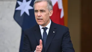 Mark Carney. Fot. EPA/LUKAS COCH