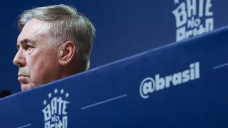 Carlo Ancelotti. Fot. PAP/	Antonio Lacerda