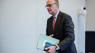 Kanclerz Niemiec Friedrich Merz. Fot. PAP/EPA/CLEMENS BILAN