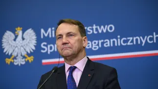 Radosław Sikorski. Fot. PAP/Marcin Obara