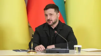 Wołodymyr Zełenski. Fot. PAP/Viktor Kowalchuk