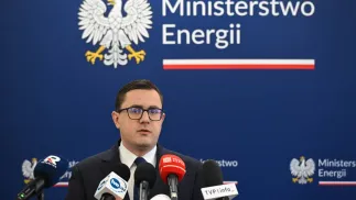 Minister energii Miłosz Motyka. Fot. PAP/	Radek Pietruszka