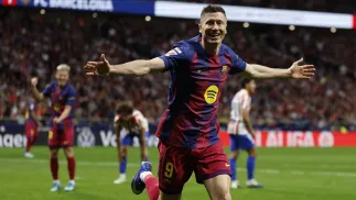 Robert Lewandowski Fot. PAP/EPA/Mariscal