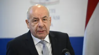 Prezydent Węgier Tamas Sulyok. Fot. PAP/EPA/	BOGLARKA BODNAR