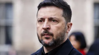 Wołodymyr Zełenski Fot. PAP/EPA/ROBIN VAN LONKHUIJSEN