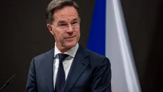Mark Rutte. Fot. PAP/EPA/MARTIN DIVISEK