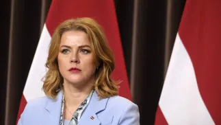Evika Silina. Fot. PAP/EPA/	VALDA KALNINA