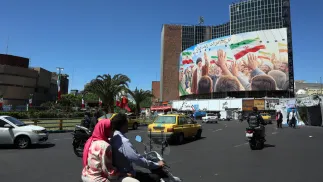 Teheran. Fot. PAP/EPA/	ABEDIN TAHERKENAREH