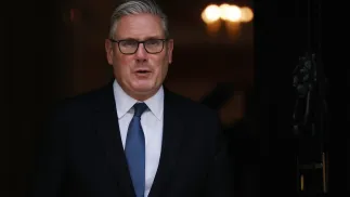 Premier Wielkiej Brytanii Keir Starmer. Fot. PAP/EPA/ANDY RAIN