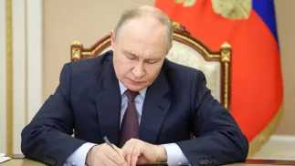 Władimir Putin Fot. PAP/EPA/ALEXANDER KAZAKOV/SPUTNIK/KREMLIN POOL