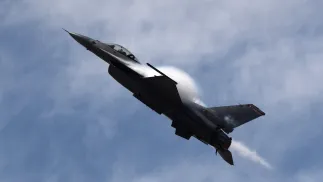 Myśliwie F-16 (zdjęcie ilustracyjne). Fot. EPA/PAOLO AGUILAR