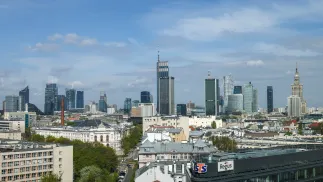 Panorama Warszawy Fot. PAP/Albert Zawada